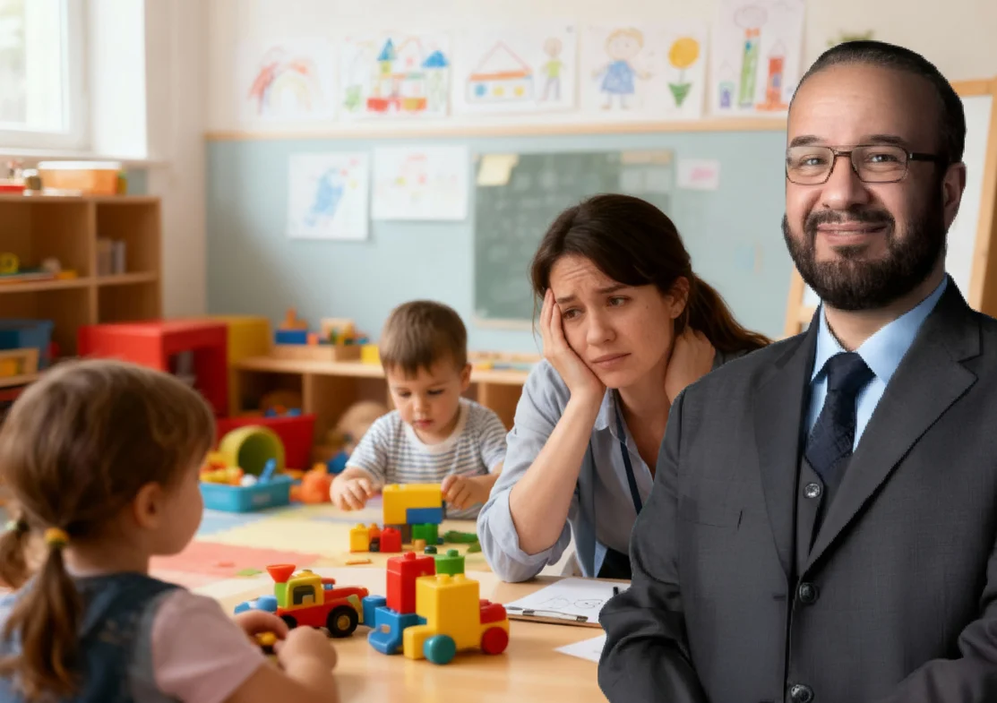 ضغوطات التدريس والعمل لدى مربيات الحضانة